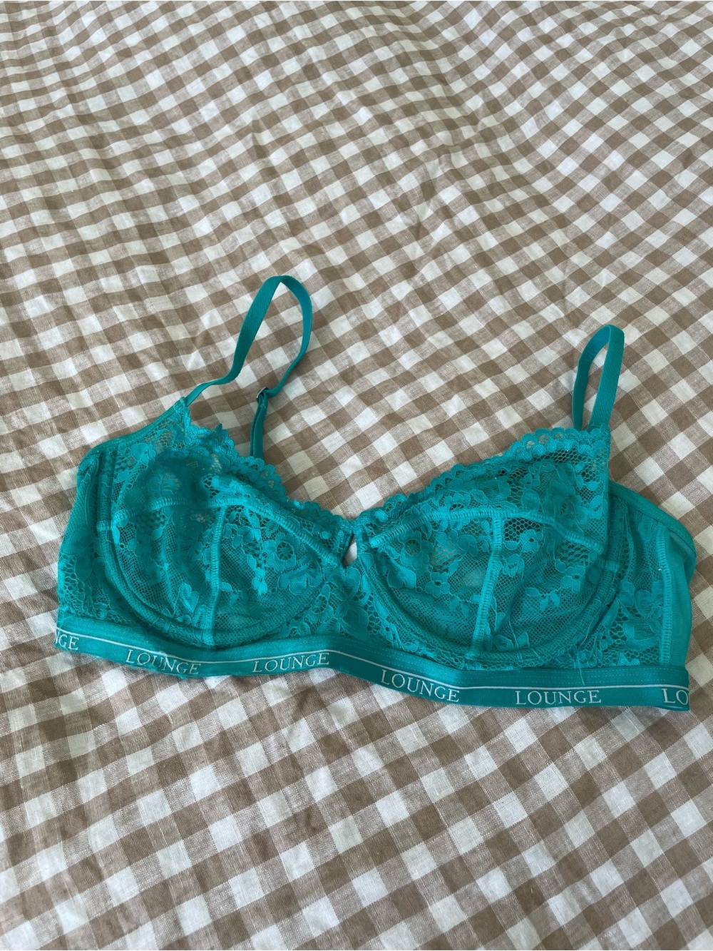 OPI Teal Lace Underwire Bra